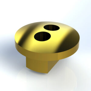 Ocular Alignment Gear Tab For Stryker Model 502-704-030 Magnetic Video Arthroscopes (4.0mm OD) (Brass)